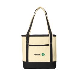 Celtics Port Authority Medium Cotton Canvas Boat Tote