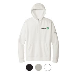 Celtics Nike Club Fleece Sleeve Swoosh Pullover Hoodie