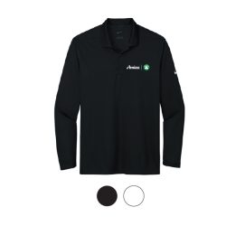 Celtics Nike Dri-FIT Micro Pique 2.0 Long Sleeve Polo